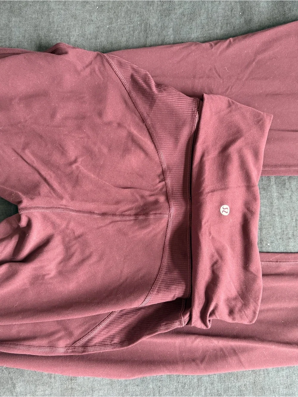 Lululemon Groove Nulu Foldover Pant goodnight plum